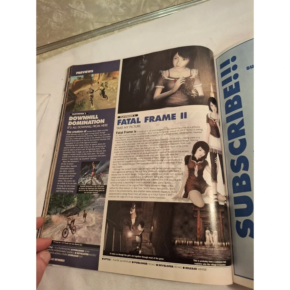 Game Informer Magazine Issue 122 Spider Man 2 Clock Tower 3 2003 Fatal Frame 2